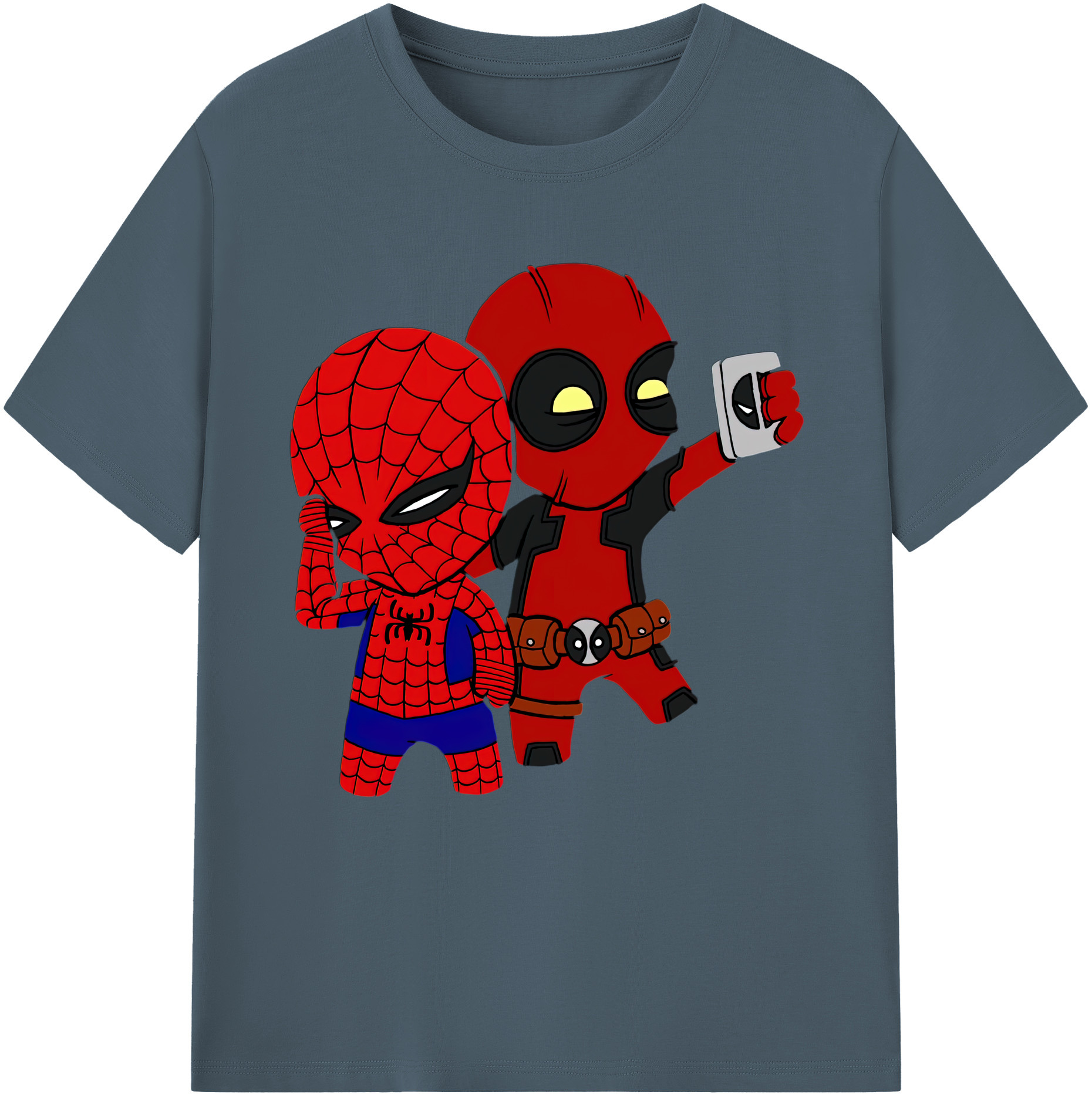 （画像用） Deadpool デッドプール 綿100％半袖Tシャツ（フロントプリント）